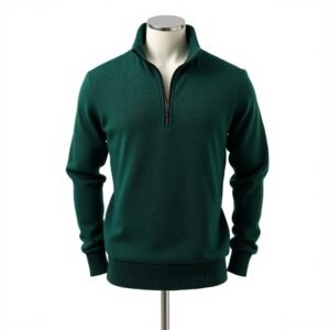 Quarter-Zip Pullover Sweater