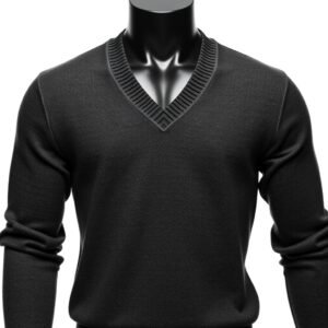 V-Neck Wool Blend Sweater