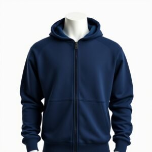 Zip-Up Fleece Hoodie